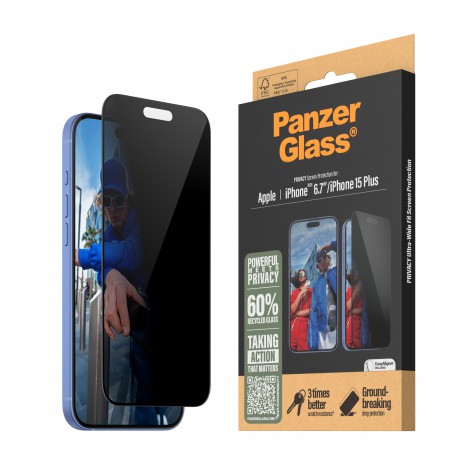 ฟิล์มกันรอย PanzerGlass Premium Screen Protector สำหรับ iPhone 17 / 16 / 15 / Air / Plus / Pro / Pro Max